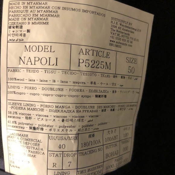 Suitsupply Napoli Dark Gray Jacket - Picture 6 of 6